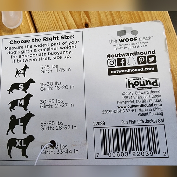 NWT Outward Hound Fun Fish Life Jacket - Picture 4 of 4